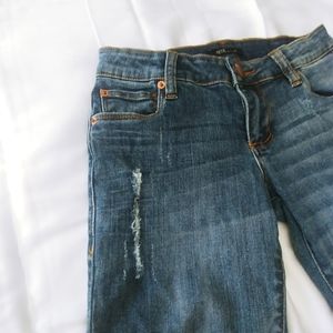 STS Blue cropped denim. Sz 0. Stretch. Low rise